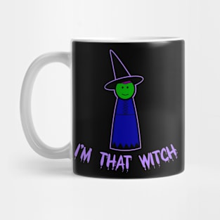 I'm That Witch Peg Doll Mug